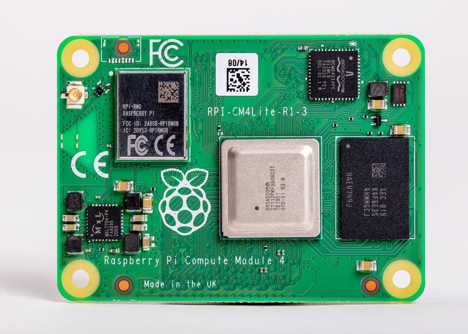 Raspberry Pi Compute Module 4 Lite, 1 GB RAM, Wi-Fi from Raspberry Pi