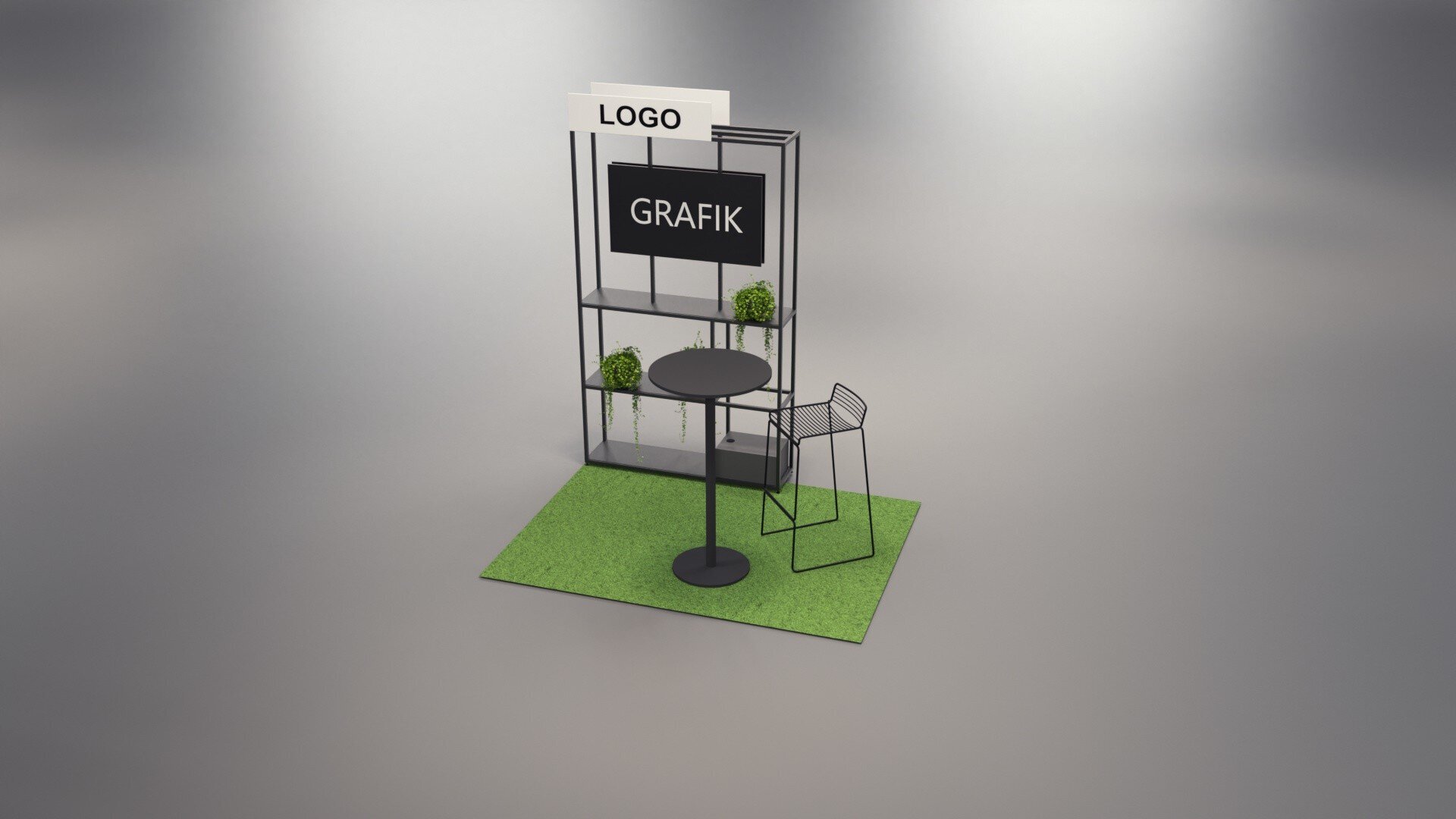 3 m²  booth preview